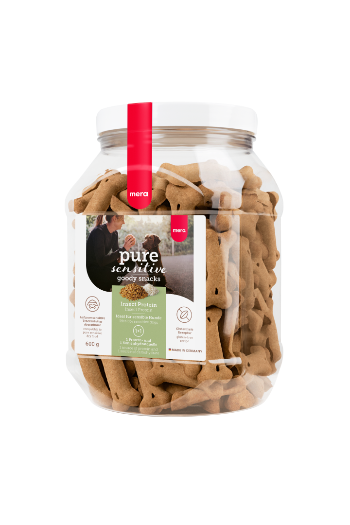 MERA Hundeleckerli pure sensitive goody snacks Insect Protein